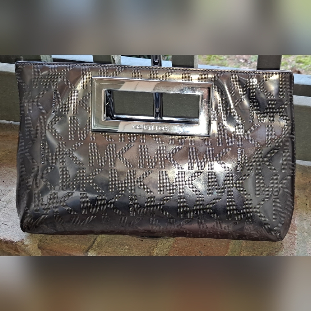 Michael Kors Berkeley Monogram Clutch